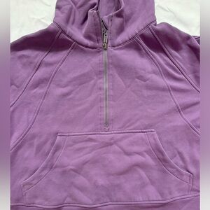 Lululemon Wisteria Purple Scuba Oversized Half Zip Size XL/XXL